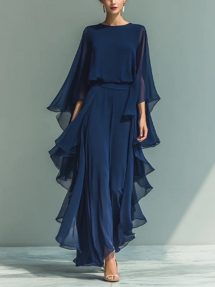 Aurelia | Mono de Noche Elegante y Fluido - Van Moreau Utrecht