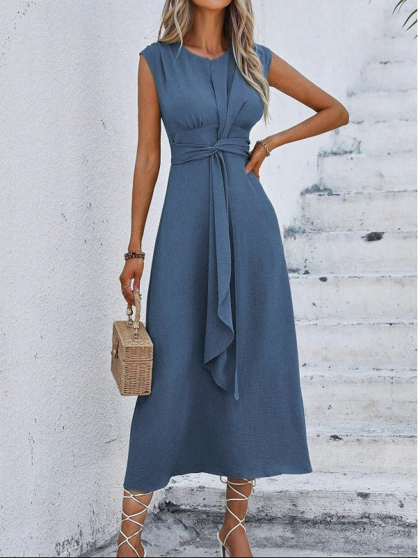 EMILIA – VESTIDO ELEGANTE CON LAZO - Van Moreau Utrecht