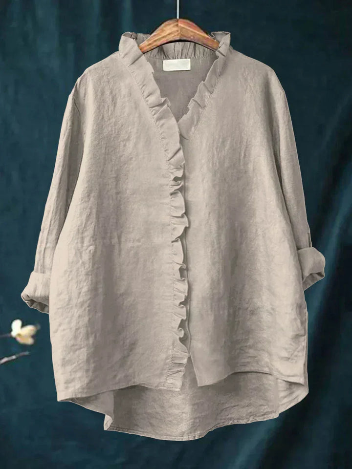 Lily - Blouse Légère Avec Volants - Van Moreau Utrecht