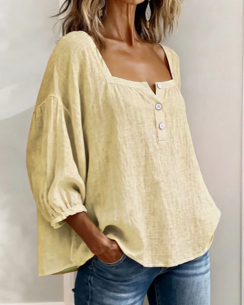 Paula | Camiseta con escote - Van Moreau Utrecht