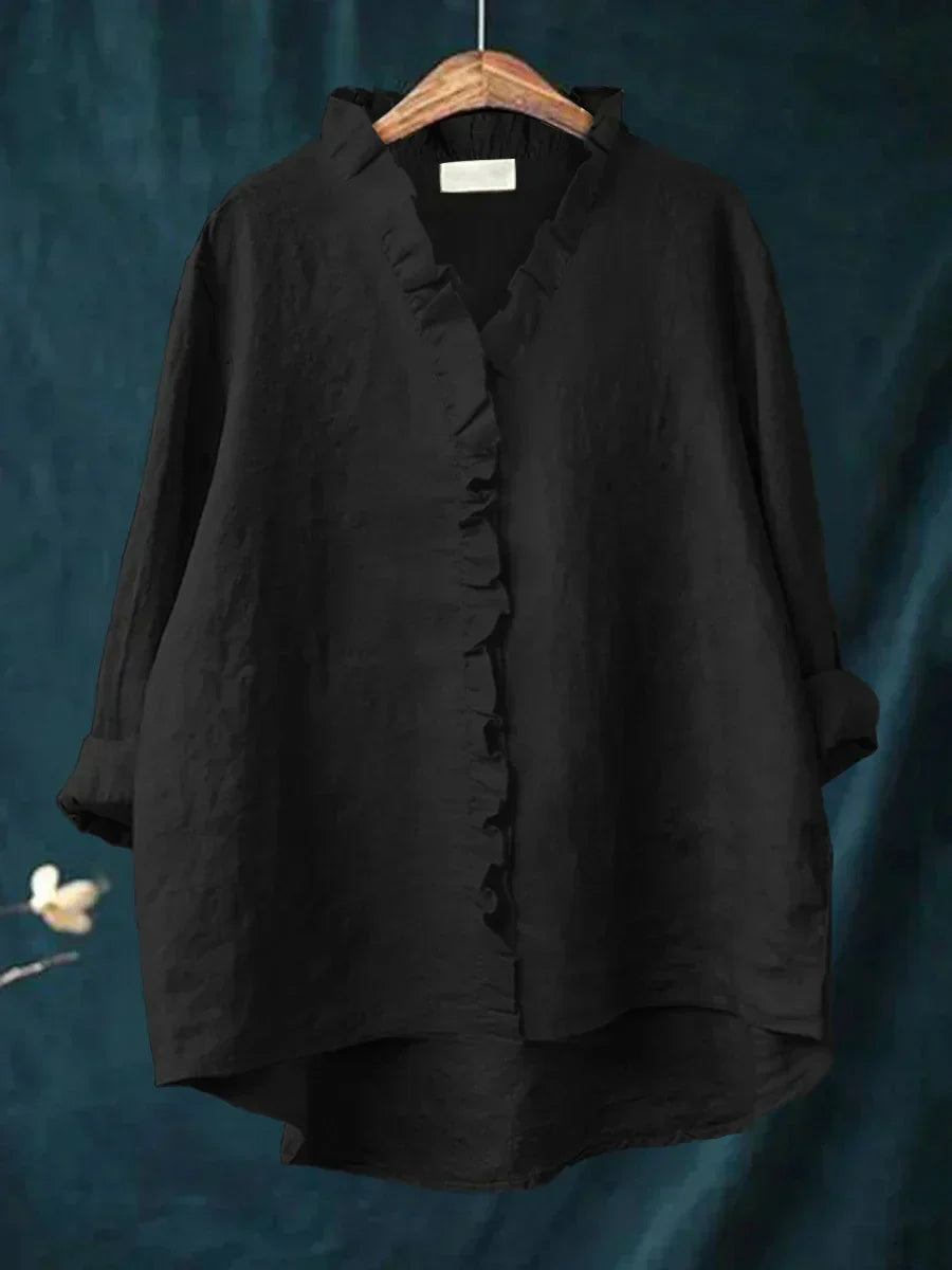Lily - Blouse Légère Avec Volants - Van Moreau Utrecht
