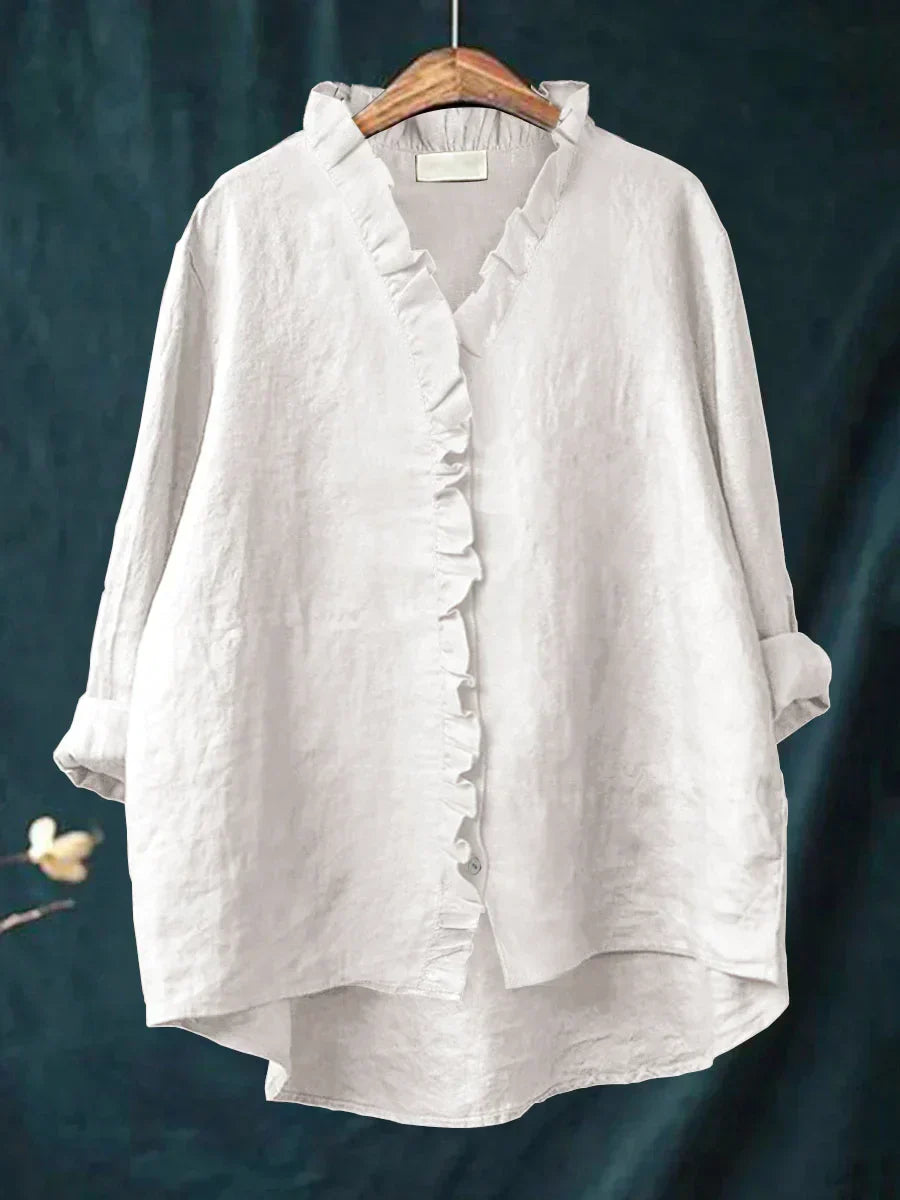 Lily - Blouse Légère Avec Volants - Van Moreau Utrecht