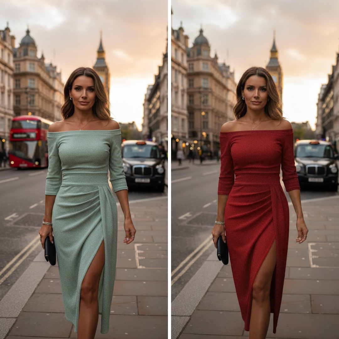 Marina | Elegante vestido maxi con cuello halter y corte fluido - Van Moreau Utrecht