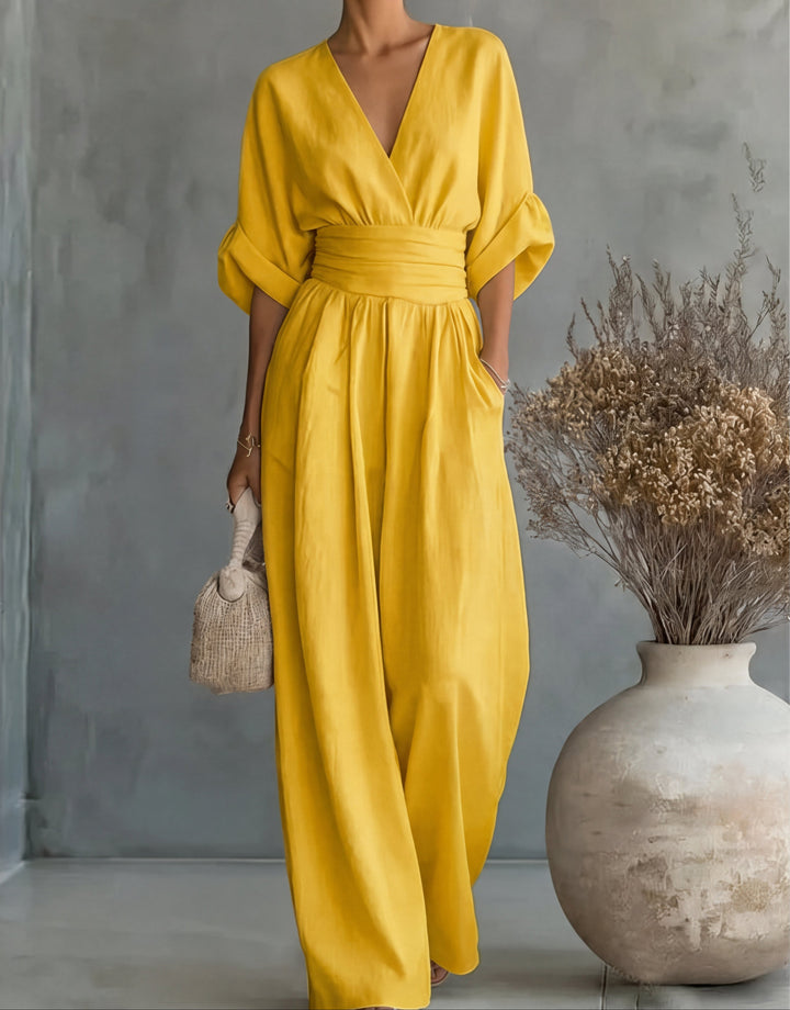Isabella | Jumpsuit elegante fluido - Van Moreau Utrecht