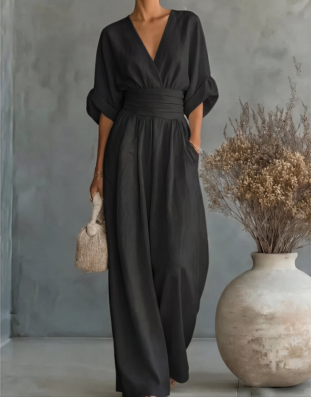 Isabella | Jumpsuit elegante fluido - Van Moreau Utrecht