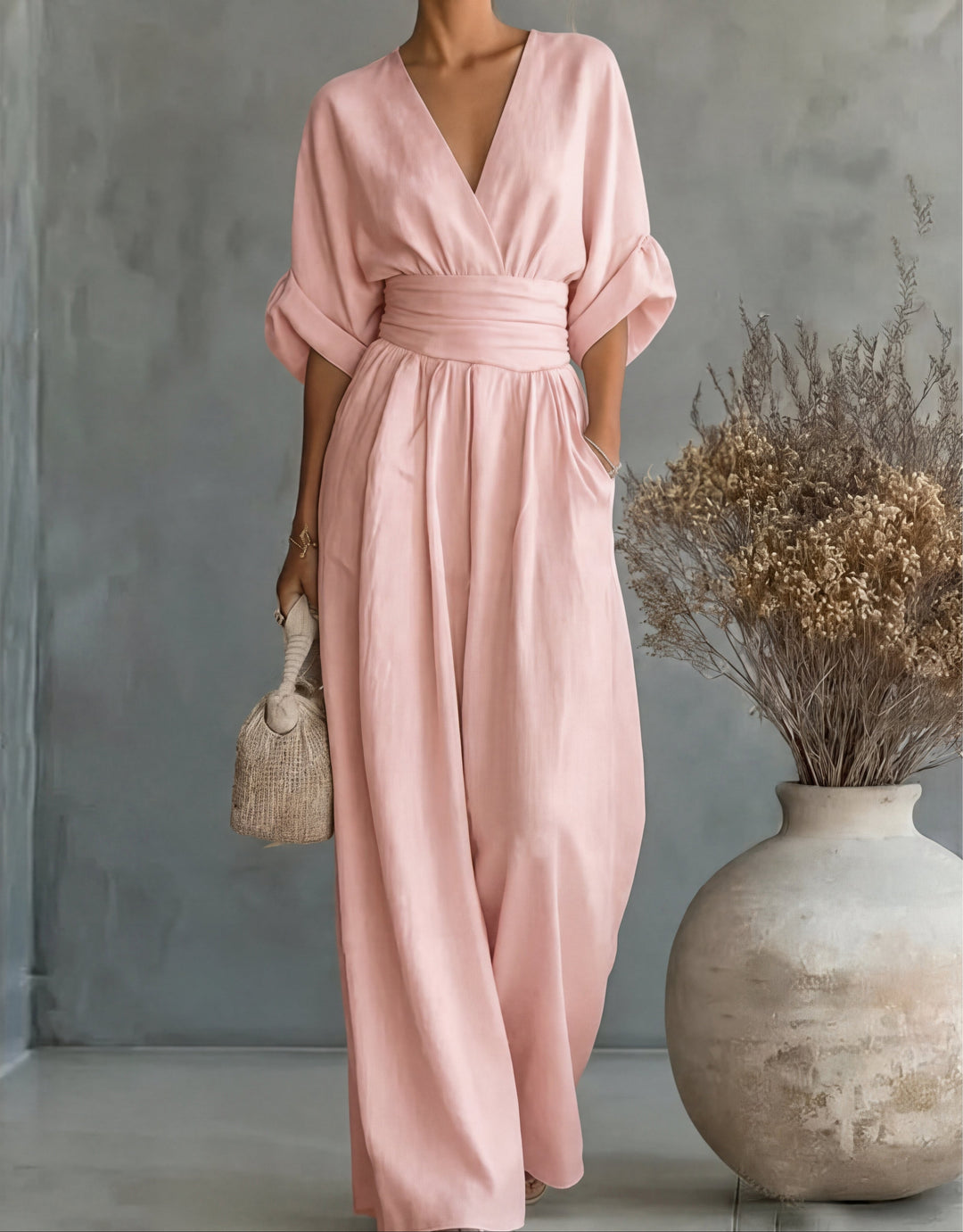 Isabella | Jumpsuit elegante fluido - Van Moreau Utrecht