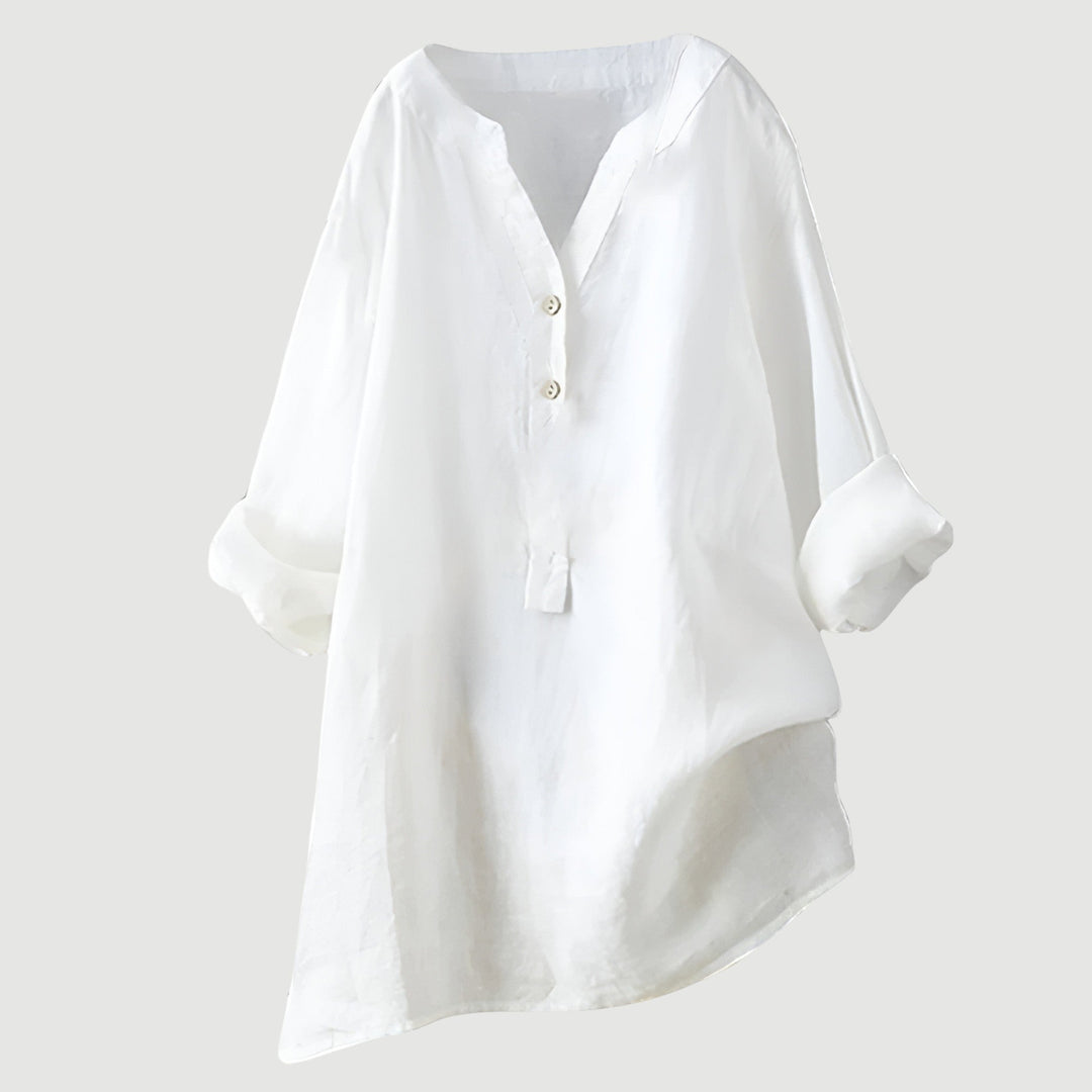 Freja™ – Camisa ligera y cómoda con botones - Van Moreau Utrecht