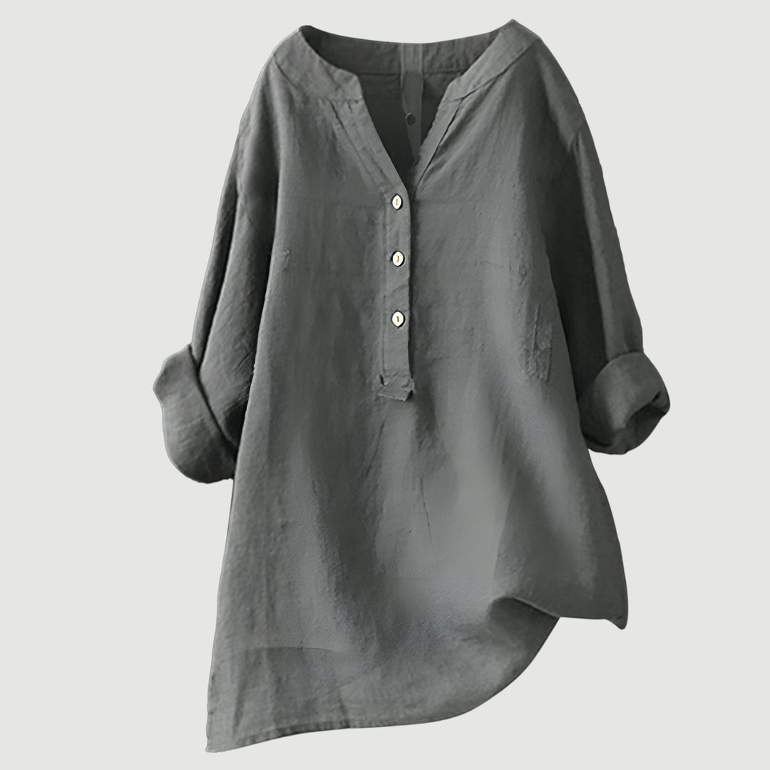 Freja™ – Camisa ligera y cómoda con botones - Van Moreau Utrecht