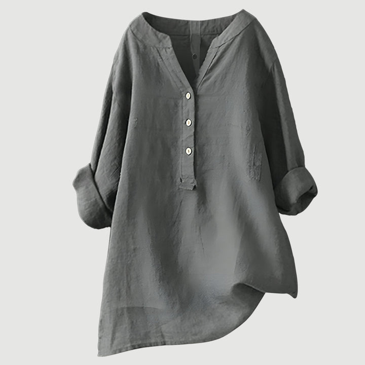 Freja™ – Camisa ligera y cómoda con botones - Van Moreau Utrecht