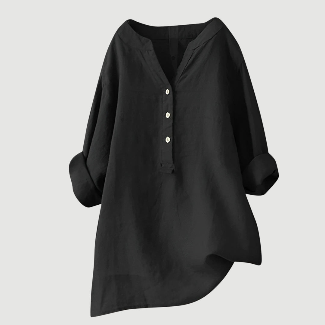 Freja™ – Camisa ligera y cómoda con botones - Van Moreau Utrecht