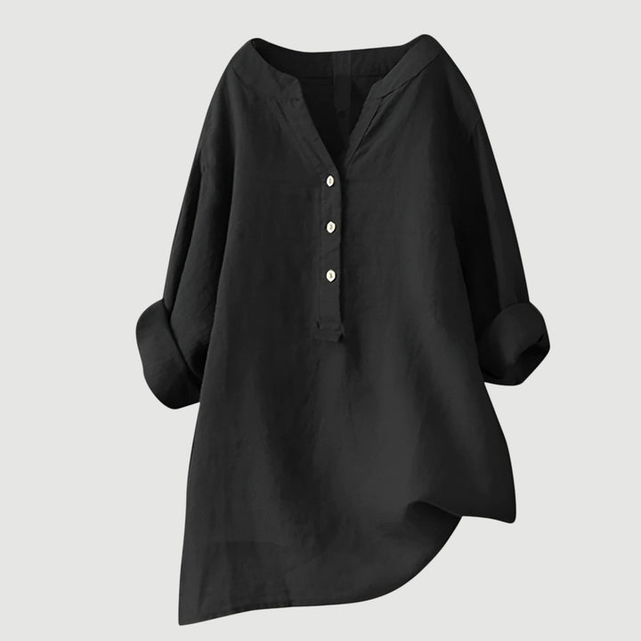 Freja™ – Camisa ligera y cómoda con botones - Van Moreau Utrecht