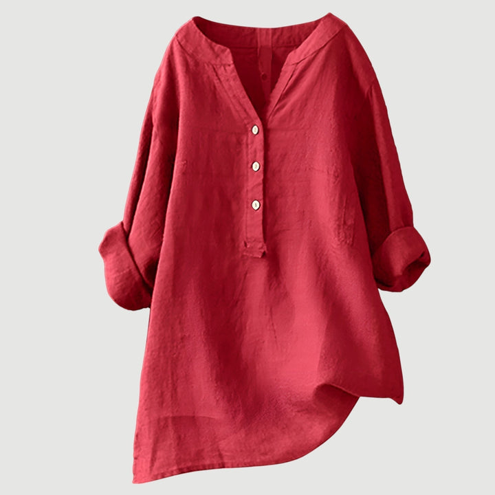 Freja™ – Camisa ligera y cómoda con botones - Van Moreau Utrecht