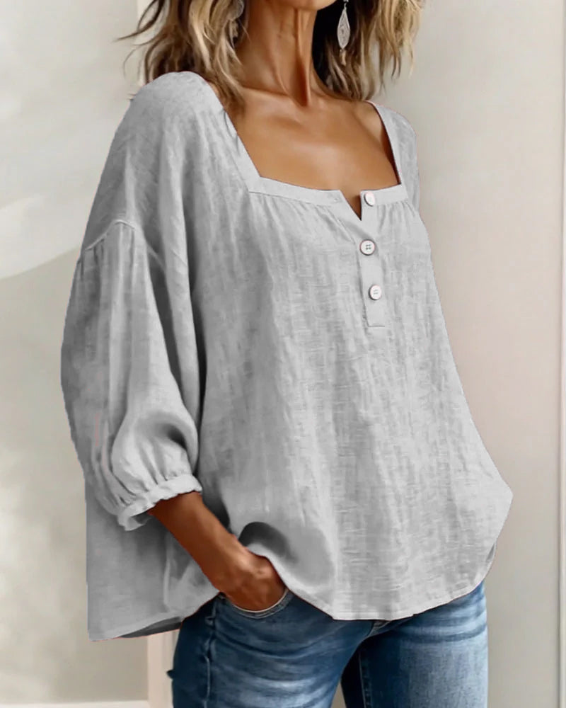 Paula | Camiseta con escote - Van Moreau Utrecht