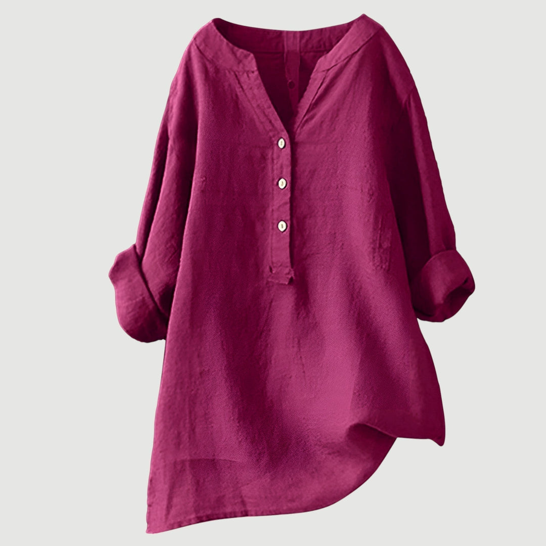 Freja™ – Camisa ligera y cómoda con botones - Van Moreau Utrecht