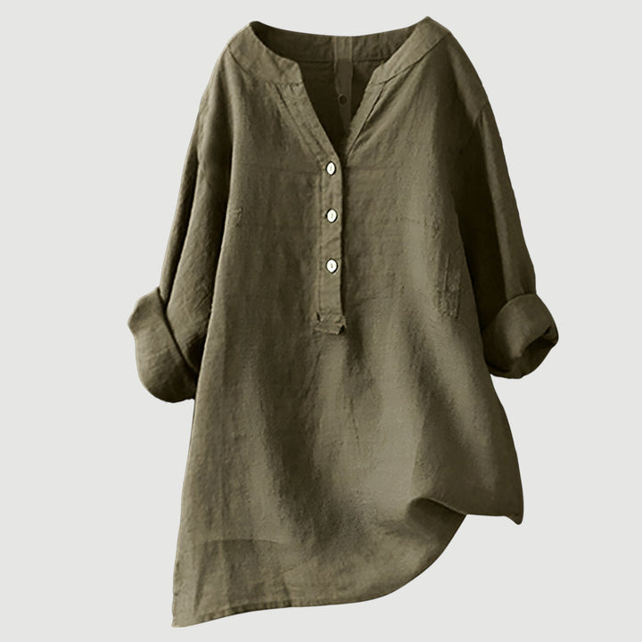 Freja™ – Camisa ligera y cómoda con botones - Van Moreau Utrecht
