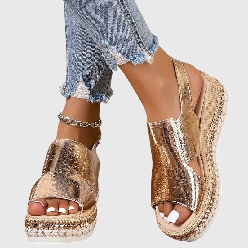 LUCÍA – SANDALIAS DE PLATAFORMA - Van Moreau Utrecht
