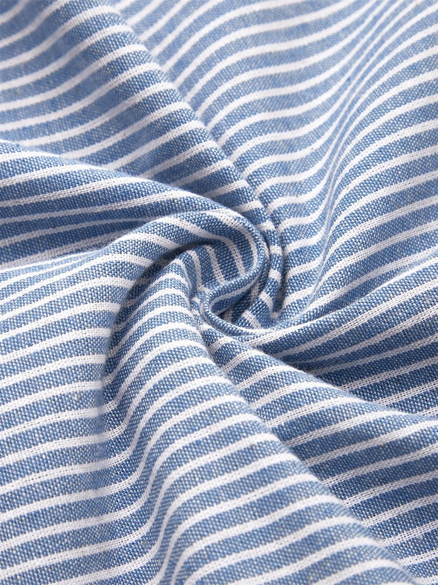 Belle | Striped Summer Dress - Van Moreau Utrecht
