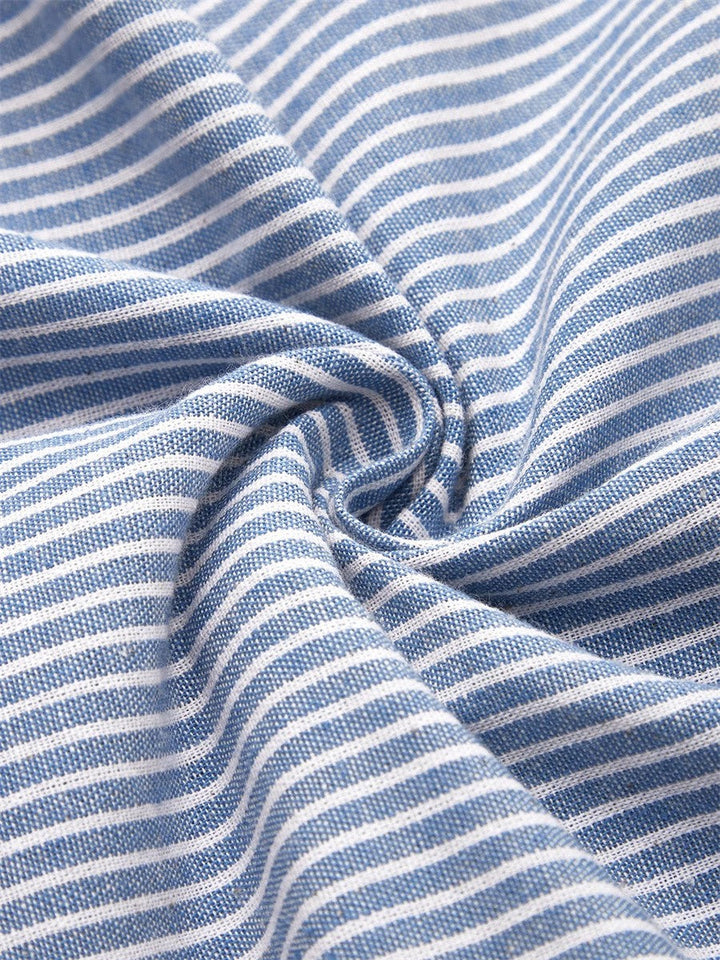 Belle | Striped Summer Dress - Van Moreau Utrecht