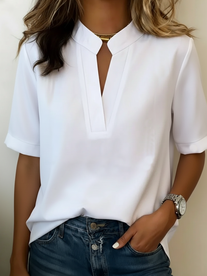 Clara | Blusa elegante minimalista - Van Moreau Utrecht
