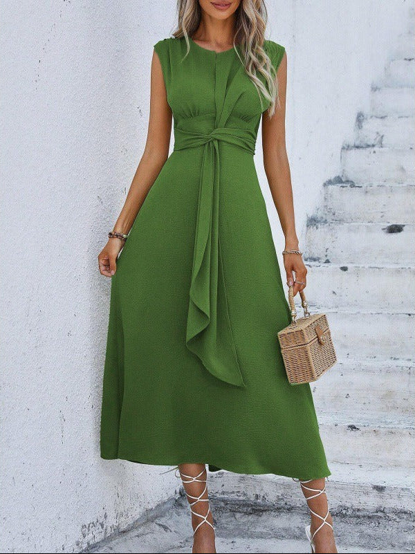 EMILIA – VESTIDO ELEGANTE CON LAZO - Van Moreau Utrecht