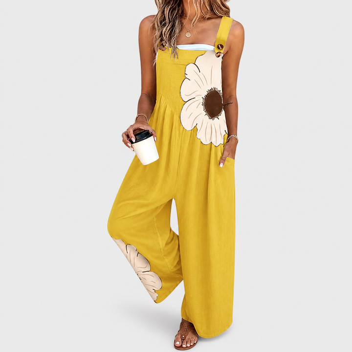 Sofía | Jumpsuit fluido estampado - Van Moreau Utrecht