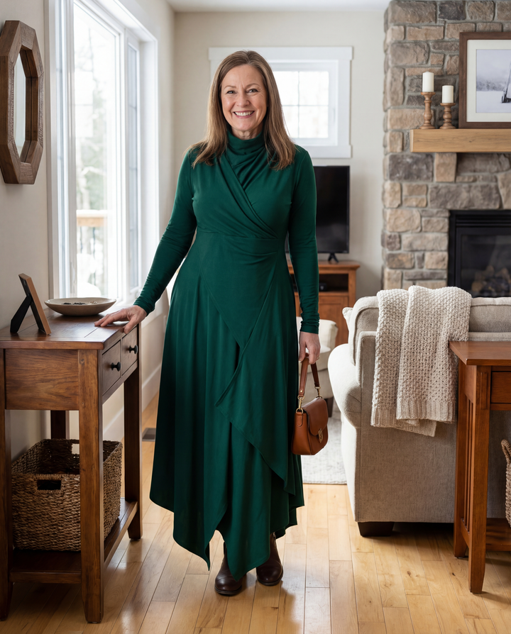 Donna – Timeless Midi Dress - Van Moreau Utrecht