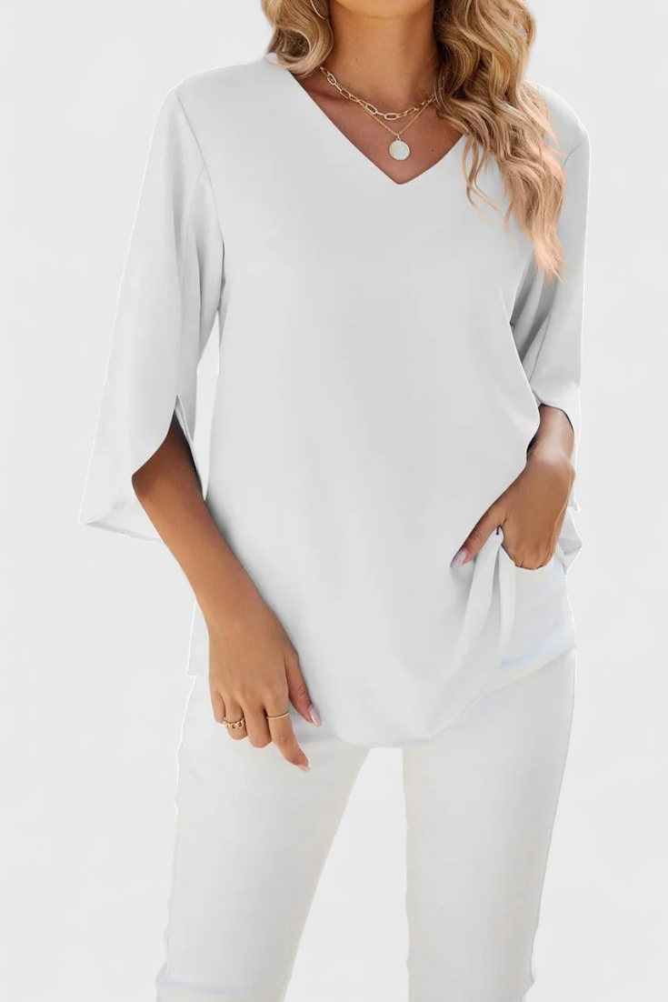 Tabitha Blusa Casual con Corte Suelto y Estilo Sofisticado - Van Moreau Utrecht