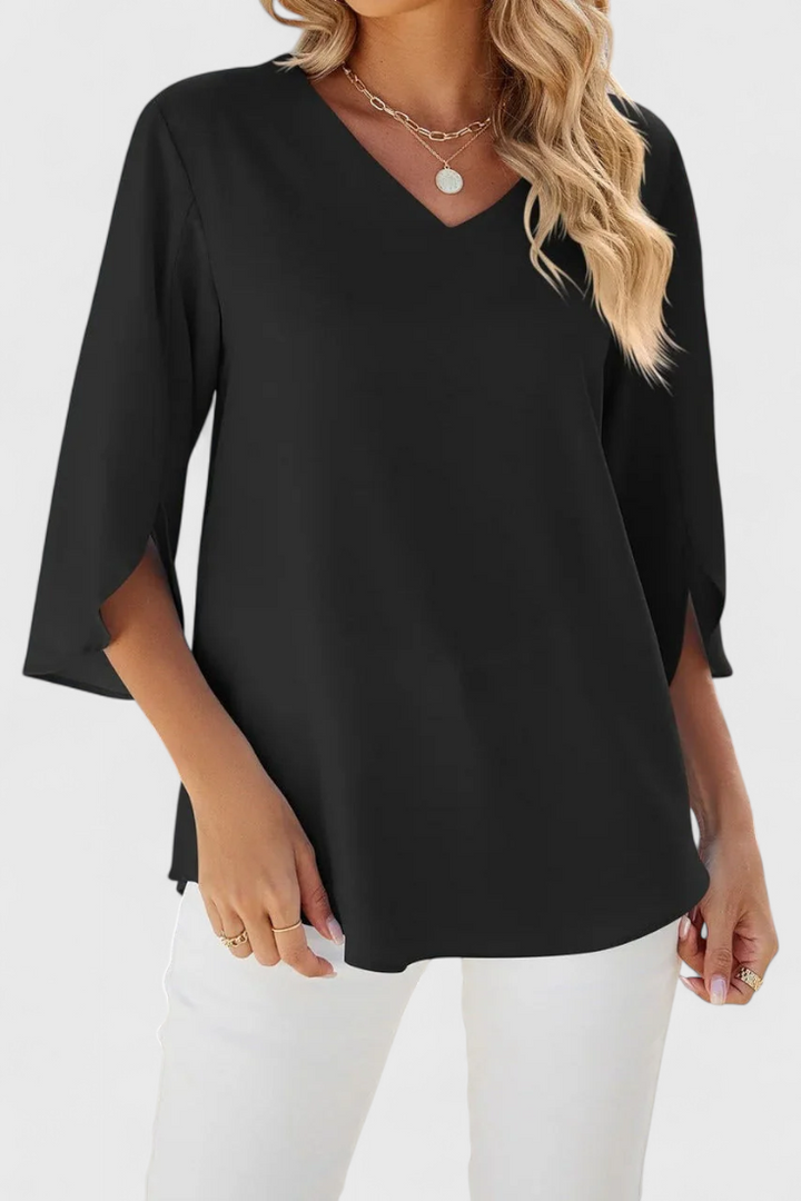 Tabitha Blusa Casual con Corte Suelto y Estilo Sofisticado - Van Moreau Utrecht