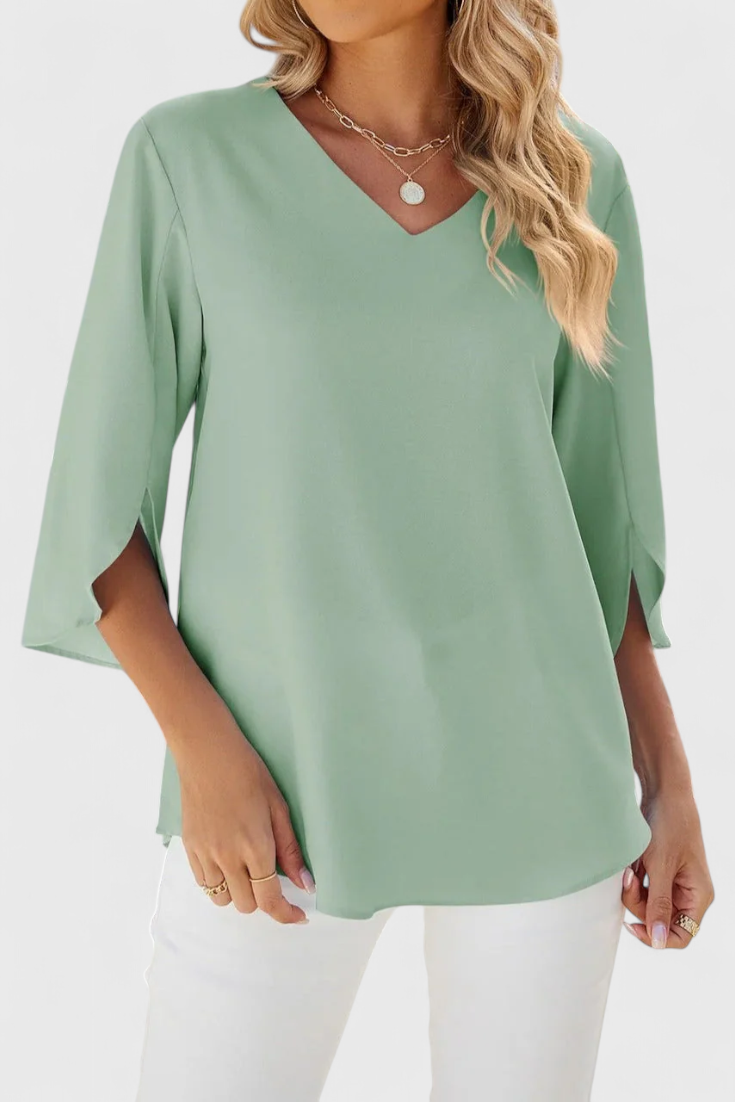 Tabitha Blusa Casual con Corte Suelto y Estilo Sofisticado - Van Moreau Utrecht