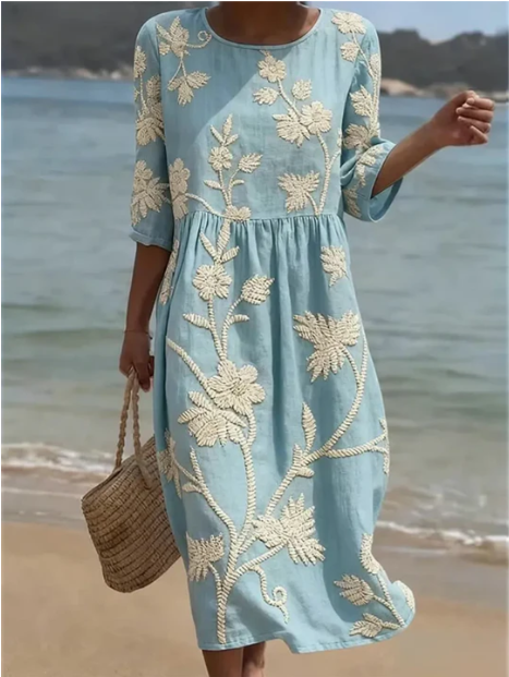 LUCÍA – VESTIDO FLORAL ELEGANTE - Van Moreau Utrecht