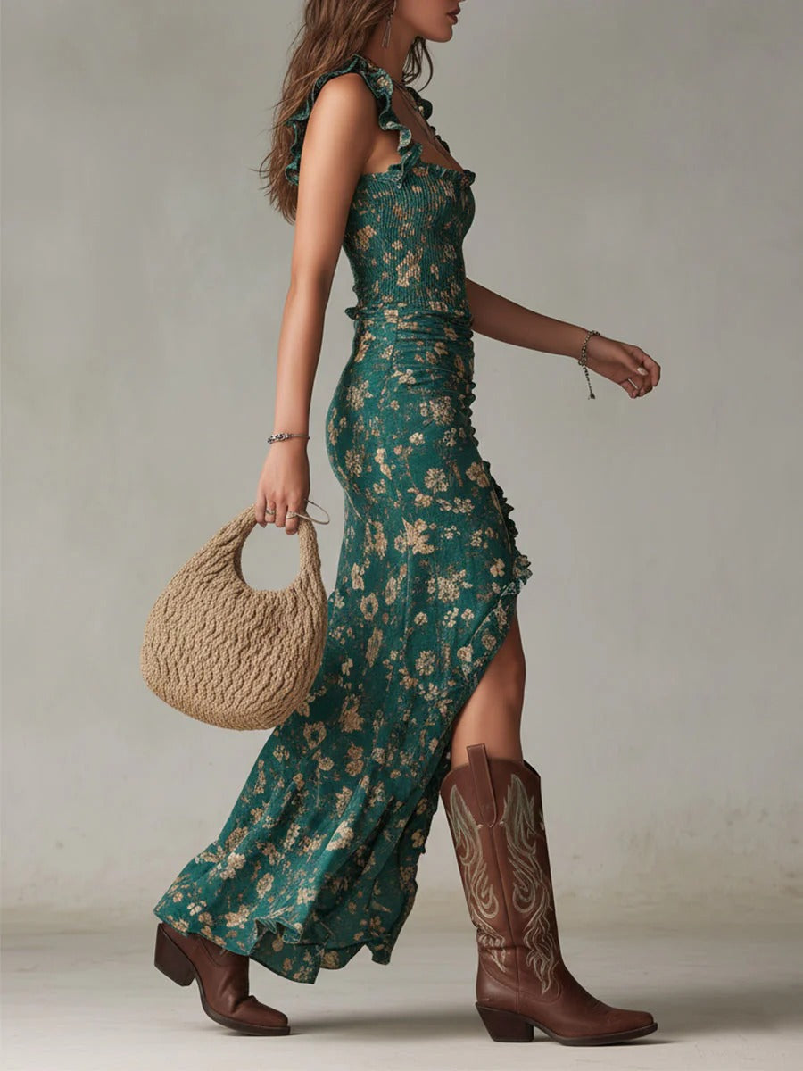 Valentina | Vestido floral elegante - Van Moreau Utrecht