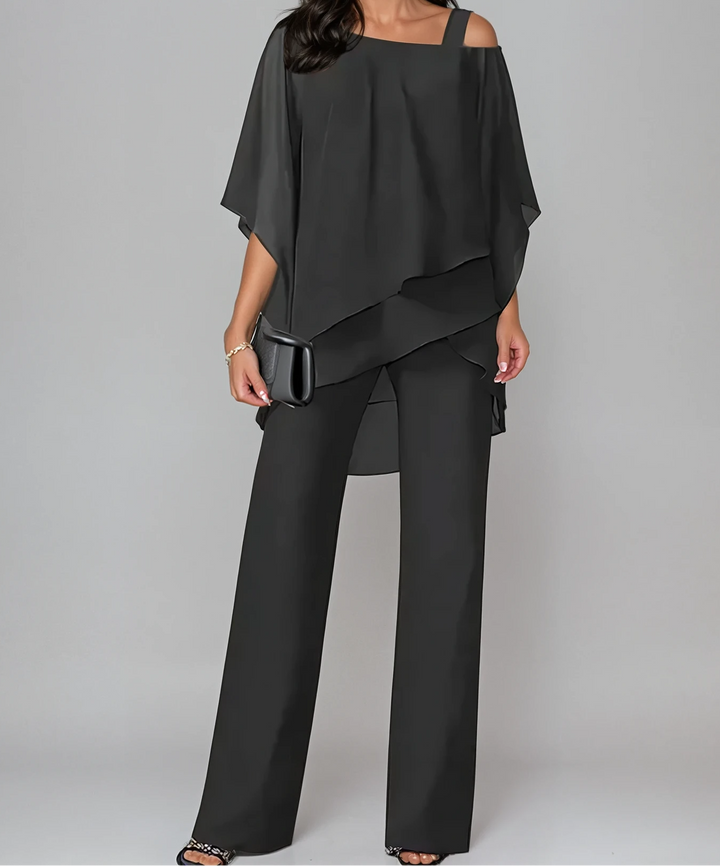 Gabrielle™ Conjunto de Dos Piezas en Capas - Van Moreau Utrecht