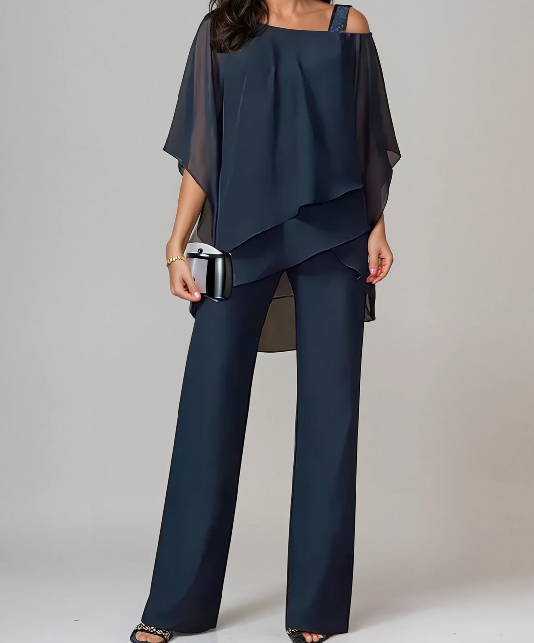 Gabrielle™ Conjunto de Dos Piezas en Capas - Van Moreau Utrecht