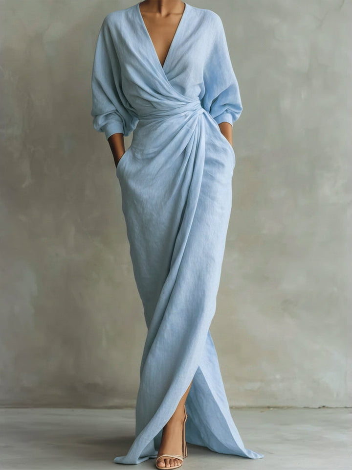LUCÍA – VESTIDO CRUZADO FLUIDO - Van Moreau Utrecht