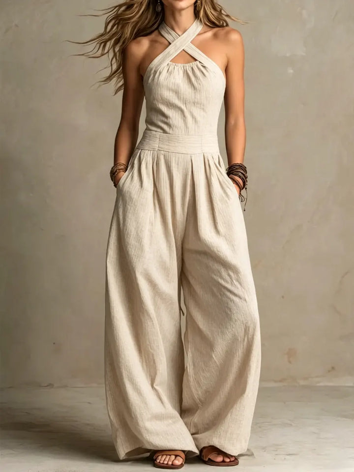 Valentina | Jumpsuit elegante fluido - Van Moreau Utrecht
