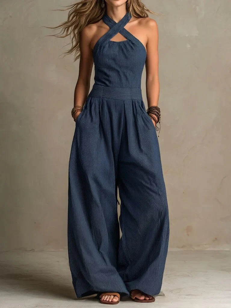 Valentina | Jumpsuit elegante fluido - Van Moreau Utrecht