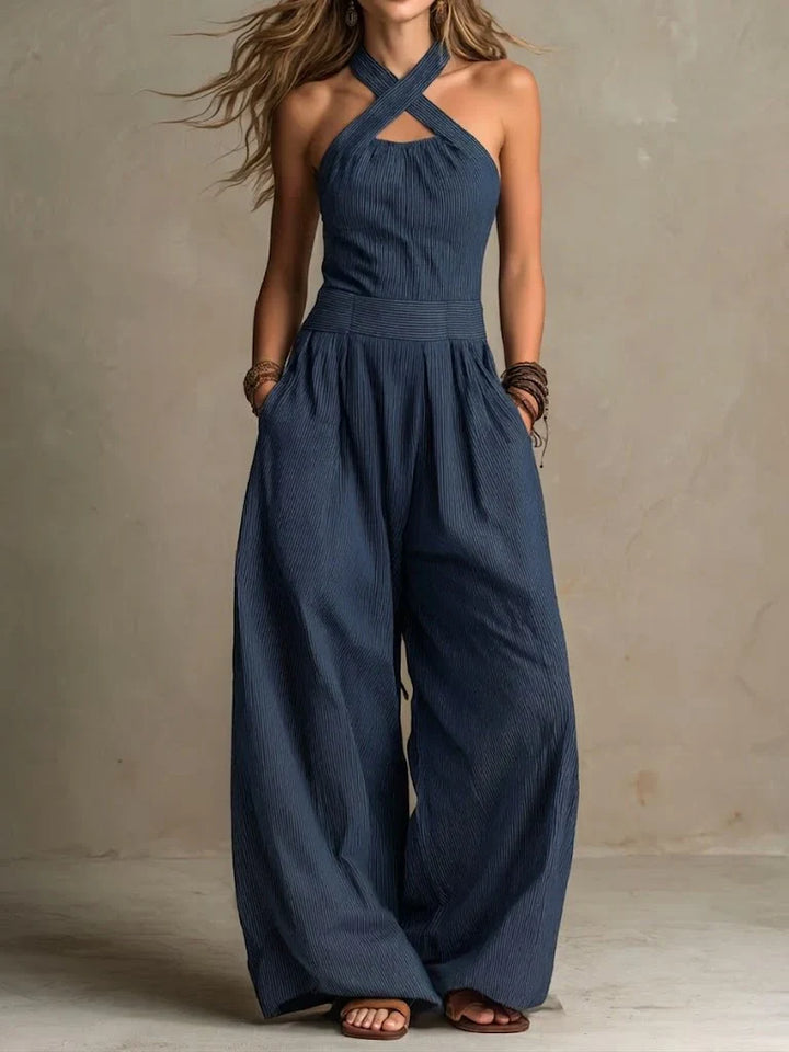 Valentina | Jumpsuit elegante fluido - Van Moreau Utrecht