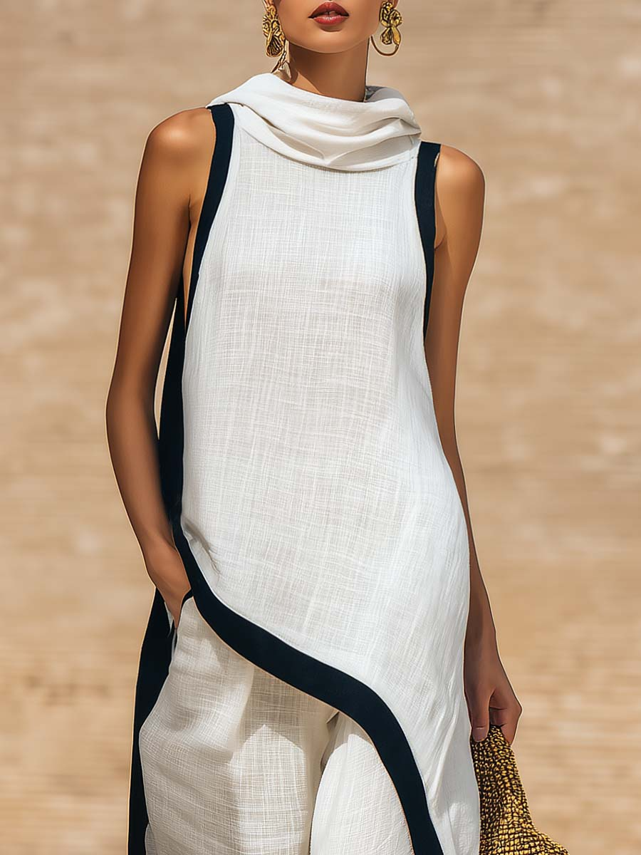 Alma™|Conjunto Elegante en Lino y Algodón - Van Moreau Utrecht