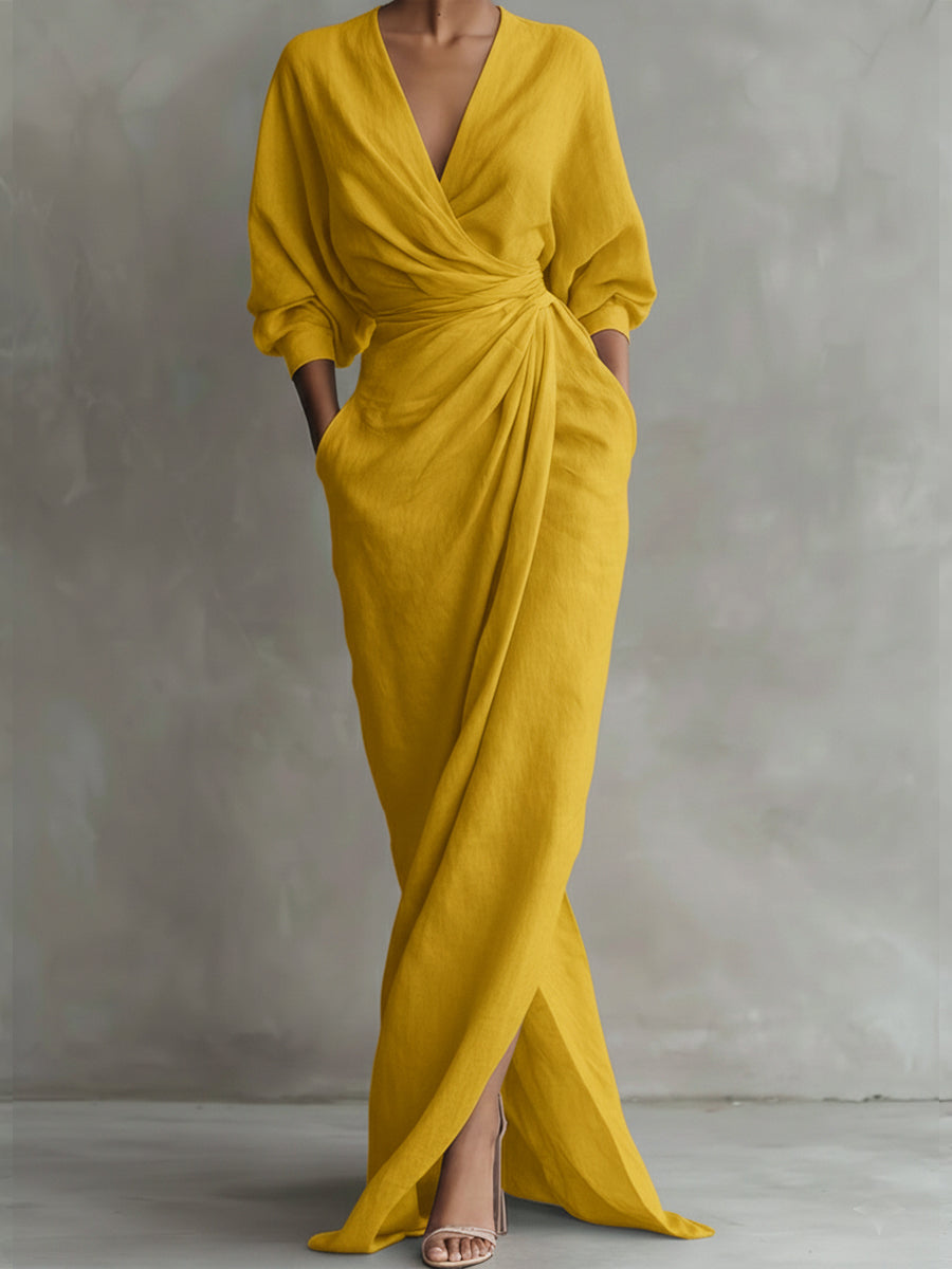 LUCÍA – VESTIDO CRUZADO FLUIDO - Van Moreau Utrecht