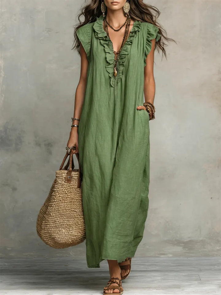 MARA – VESTIDO FLUIDO RELAJADO - Van Moreau Utrecht