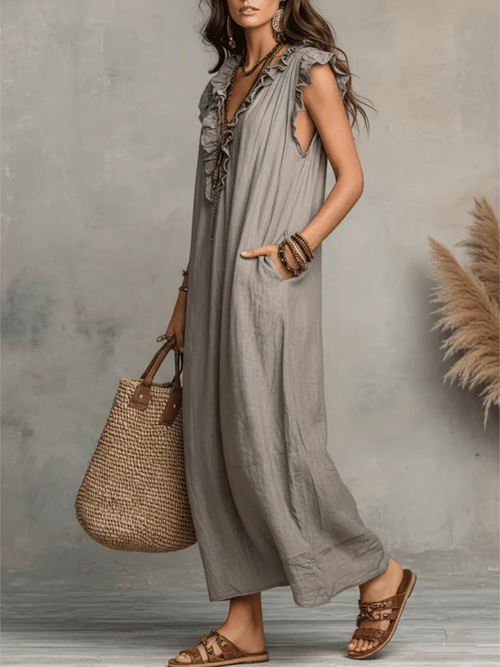MARA – VESTIDO FLUIDO RELAJADO - Van Moreau Utrecht