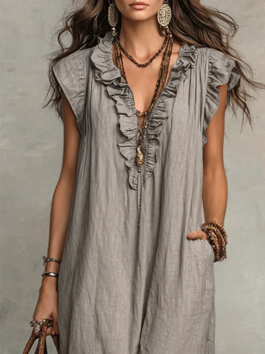 MARA – VESTIDO FLUIDO RELAJADO - Van Moreau Utrecht