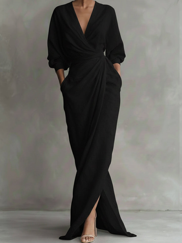 LUCÍA – VESTIDO CRUZADO FLUIDO - Van Moreau Utrecht