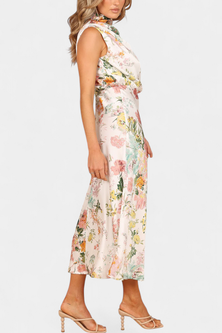 Lisa | Maxi Floral Halter - Van Moreau Utrecht