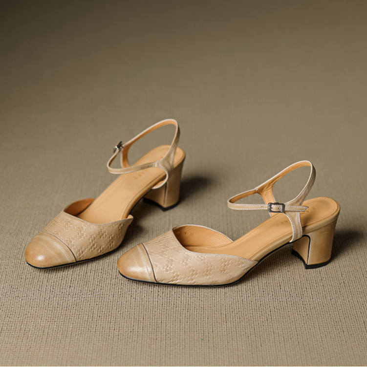 Tacones de Cuero Auténtico Valery - Van Moreau Utrecht