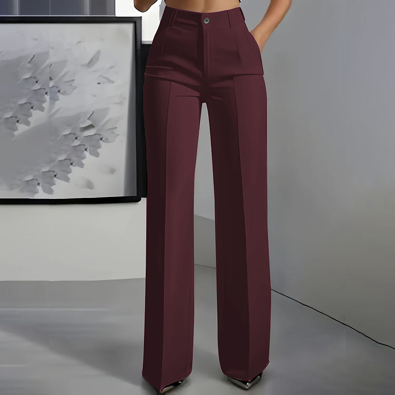 Kiki | Pantalones de cintura alta - Van Moreau Utrecht