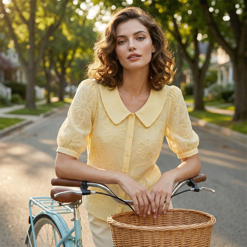 ISABELA – BLUSA ELEGANTE CLÁSICA - Van Moreau Utrecht