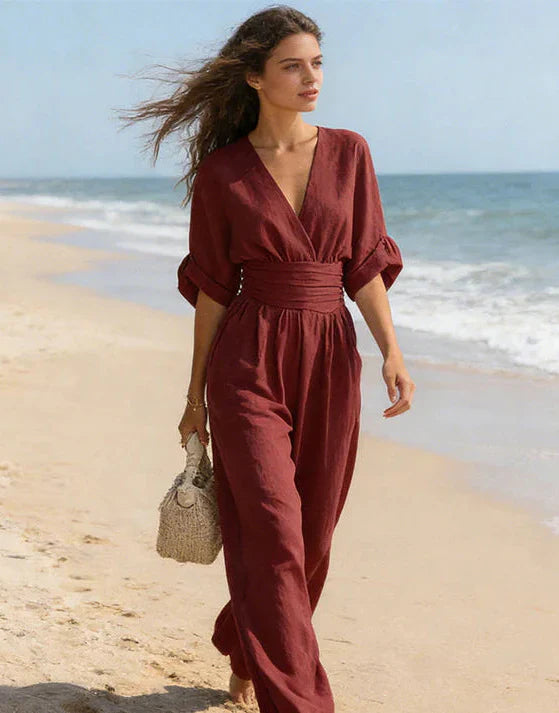 Isabella | Jumpsuit elegante fluido - Van Moreau Utrecht