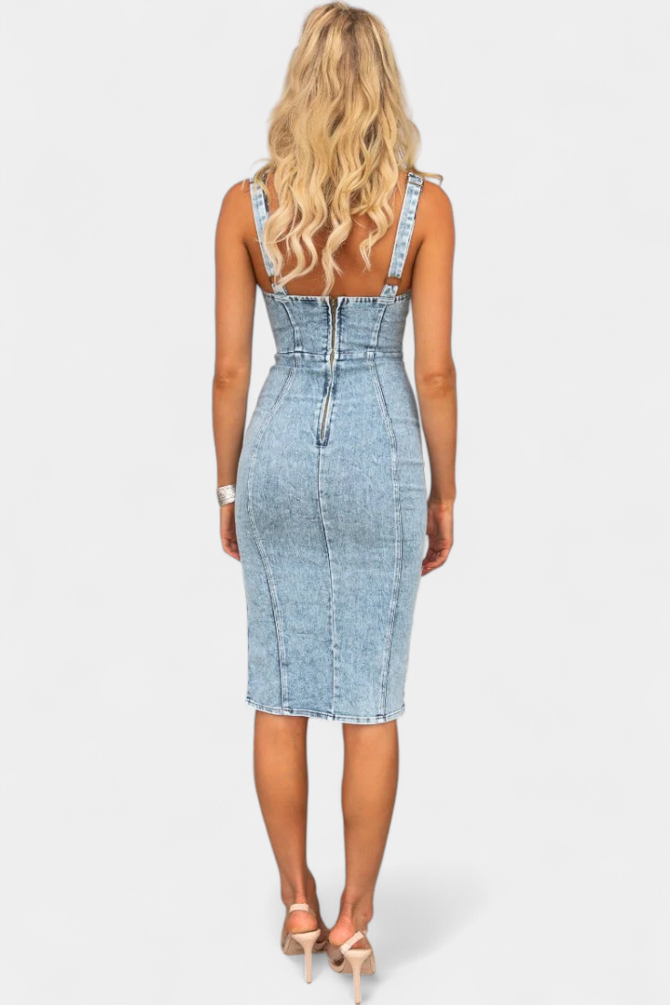 Janessa | Vestido Denim - Van Moreau Utrecht