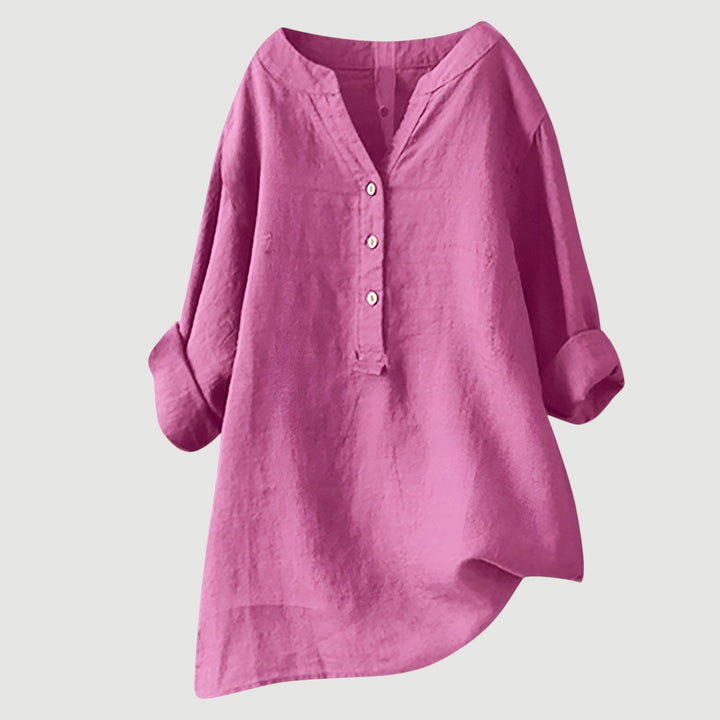 Freja™ – Camisa ligera y cómoda con botones - Van Moreau Utrecht